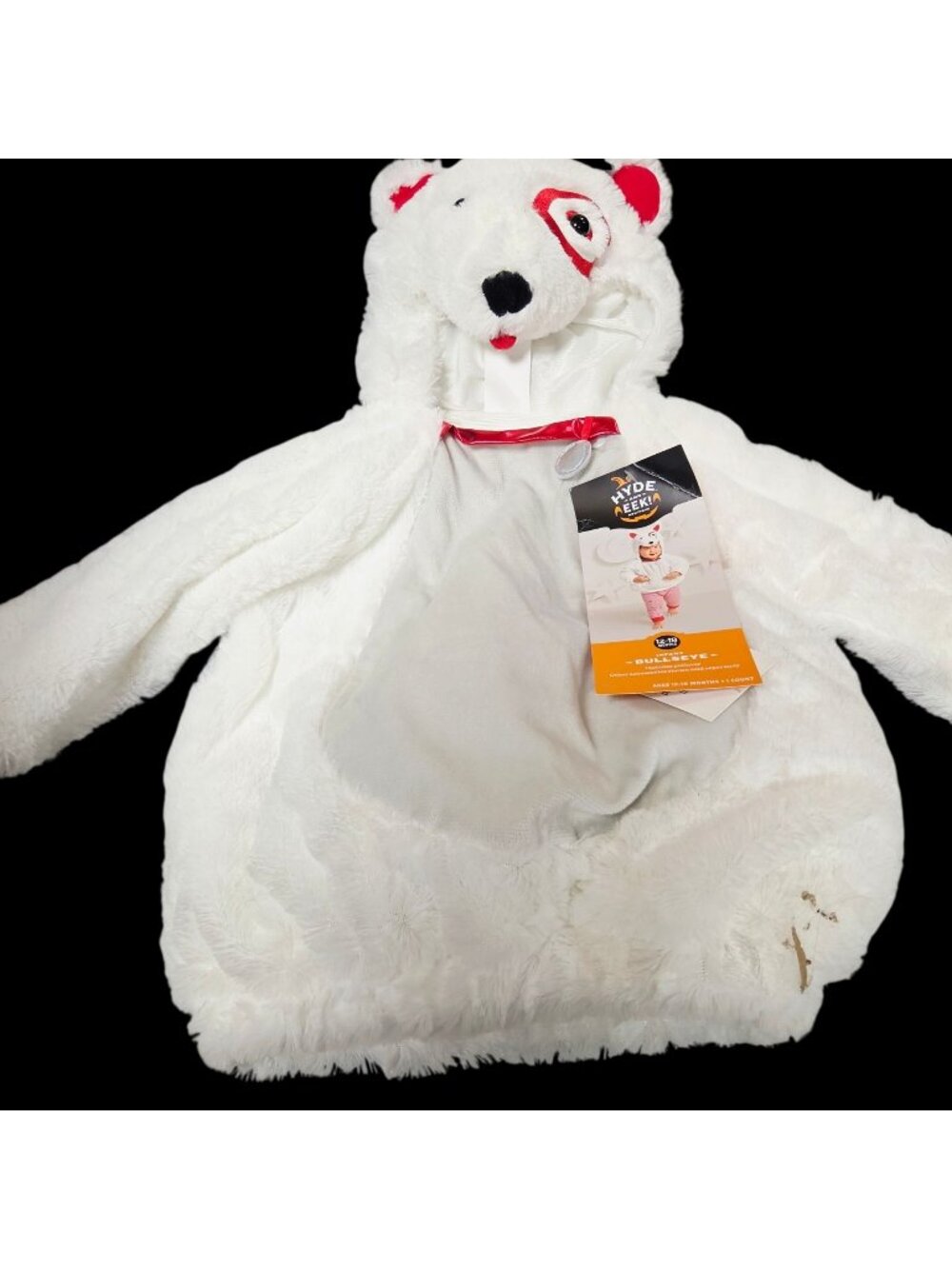 Hyde And Eek Halloween Costume Target Bullseye Dog infant 12-18 Months NWT